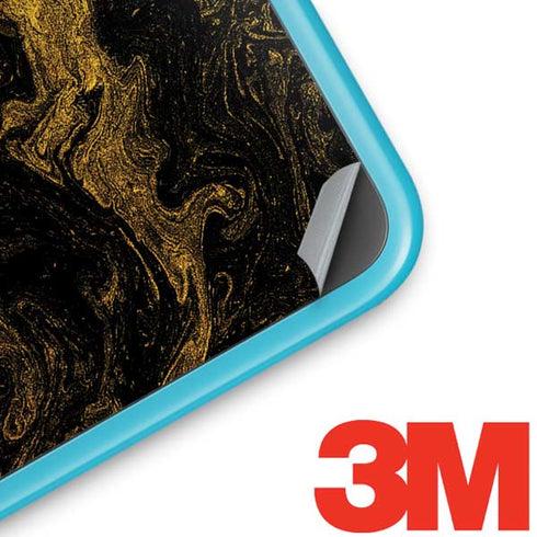 Gold and Black Marble Nintendo 2DS XL (2017) Skin